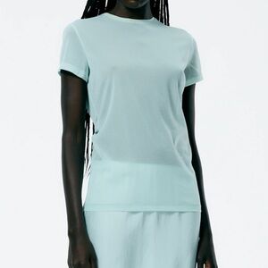 Tibi sheer gauze baby t-shirt